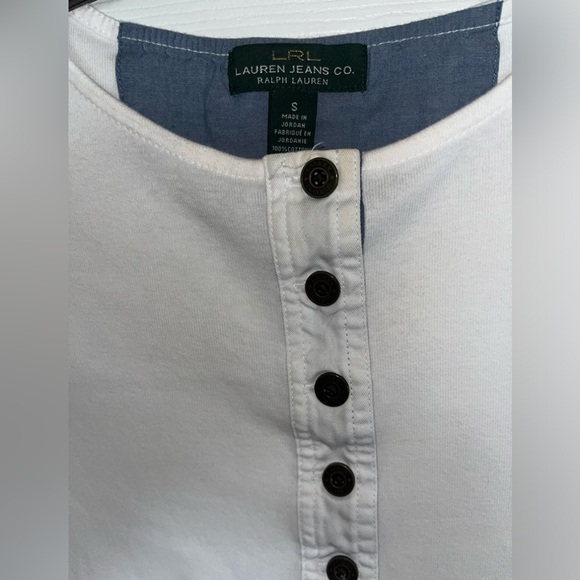 Lauren Jeans Co., Ralph Lauren Top, Size Small, White - Picture 4 of 4